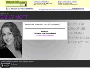 emily-mott.com: Home Page
The homepage of Emily Mott.