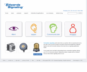 oilandgassignaling.com: Edwards Signaling - Audible & Visual Signals - Fire alarm and Warning systems
Edwards Signaling manufacturers a complete line of audible and visual signals for industrial and commercial applications. Products include: fire alarm control panels, flashing and steady LED and halogen beacons and lights, strobes, vibrating horns and bells, outdoor warning sirens, public address and intercom systems, LED message centers and electronic system signals.