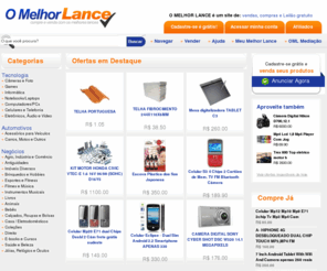 omelhorlance.com.br: O Melhor Lance Leilão Virtual Mercado Livre de produtos 
O Melhor Lance  Leilão Virtual Vandas compras