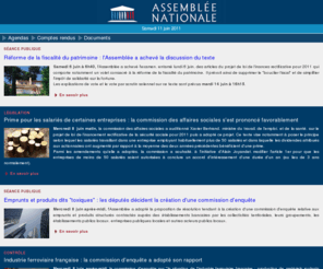 assemblee-nationale.mobi: Assemblée nationale
Assemblee nationale, Republique francaise, site mobile