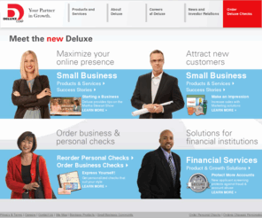 deluxe.com: Checks and Services for Small Business, Banks, and Credit Unions - Deluxe Corp
Today's Deluxe is the indispensable partner for unleashing the growth potential of small businesses and financial institutions.