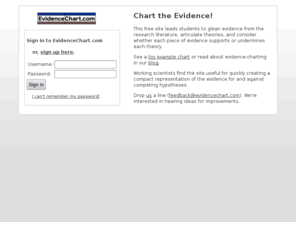 evidencechart.org: Evidence Chart - Chart the Evidence!
