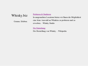 irishwhiskey.biz: Whisky.biz - Genuss. Erleben.
Genuss. Erleben - Whisky.biz