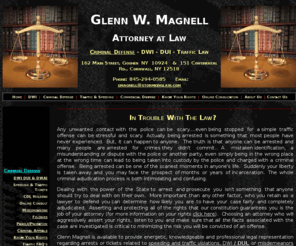 nytrafficdefenders.info: Goshen
Goshen, N.Y., Cornwall N.Y. and Orange County, N.Y. attorney providing energetic and professional legal representation in Criminal Law, DWI and Traffic matters.  Reasonable fee structure and proactive legal representation.