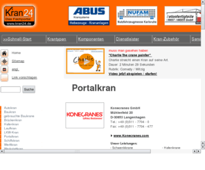 portalkran.de: Portlakran und Portalkrane - Kran richtig warten - alle Ersatzteile
Portlakran und Portalkrane - Kran richtig warten - alle Ersatzteile