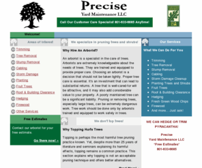 preciseyard.com: Precise Yard Maintenance
Precise Yard Maintenance - Tree Trimming, Stump Removal, Cabling, Hedging, Firewood