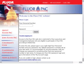 fluorgr.org: FLUOR PAC
FLUOR PAC - FLUOR Corporation Political Action Committee