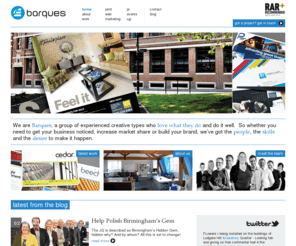 graphic-design-birmingham.com: Barques Design - Graphic and web design agency based in Birmingham's Jewellery Quarter
Barques Design Ltd are a graphic design agency based near St. Pauls Square in Birmingham's Jewellery Quarter, West Midlands, UK. We specialise in graphic design, web design and multimedia design.