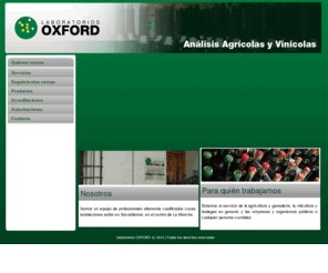 laboratoriosoxford.com: Laboratorios OXFORD - Análisis Agrícolas y Vinícolas
