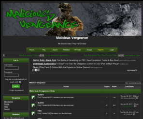 mvclan.org: Malicious Vengeance
The Clan From Mohh We Stand United. They Fall Divided