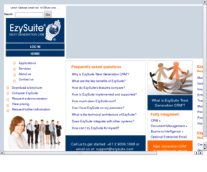 nbnsuite.com: EzySuite - Business and government applications for the NBN
Hosted business and government applications for the National Broadband Network NBN