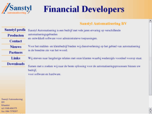 sanstyl.com: Sanstyl financial software developers
Sanstyl financial software developers