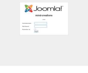 mind-creations.com: Welkom op de voorpagina
Joomla! - Het dynamische portaal- en Content Management Systeem