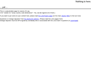 ubuntu-gp.org: Ubuntu-CC placeholder page
Empty page.