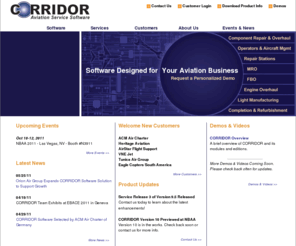 continuumapptech.com: CORRIDOR Aviation Service Software for Aviation Maintenance -- FBO, MRO, Repair Station
CORRIDOR is an aviation-specific enterprise software application developed for aviation maintenance and service providers: FBO, MRO, Repair Station, Component Overhaul, Engine Overhaul, Aircraft Management Operators.