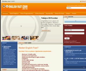 izmirfast.com: ENGLISH FAST IZMIR
English Fast İzmir, Deneyimli Tecrübeli Kısa Zamanda Yabancı Dil.