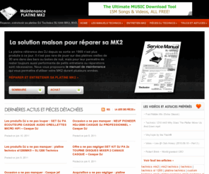 mk2-technics.com: Réparation et pièces détachées pour platines DJ Technics SL1200 / SL1210 MK2
Réparer facilement votre platine DJ MK2 grâce au guide de maintenance et d'entretiens. Le tutoriel essentiel pour tous les DJ mixant sur ces platine vinyles historiques.