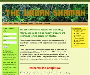 shopforvitamind.com: THE URBAN SHAMAN
 The Urban Shaman -  