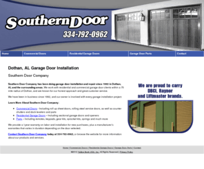 southerndoordothan.com: Garage Door Installation Dothan, AL - Southern Door Company
Southern Door Company provides garage door installation and repair to Dothan, AL. Call 334-792-0962 today.