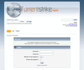 torrentstrike.co.uk: Login
Login