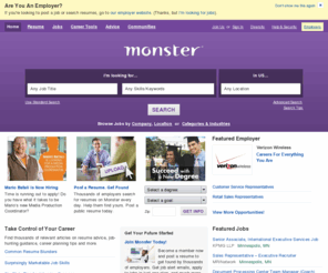 yahoocareer.asia: Find Jobs. Build a Better Career.  Find Your Calling. | Monster.com
Find the job that's right for you. Use Monster's resources to create a killer resume, search for jobs, prepare for interviews, and launch your career.