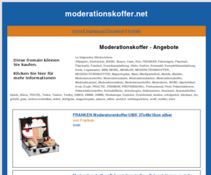 moderationskoffer.net: Moderationskoffer - moderationskoffer.net
