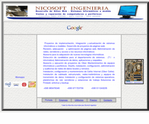 nicosoftpy.com: Ingenieria Informática
Creación de sitios web, programas a medidas, ventas de computadoras