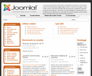 studiosantoriello.com: Benvenuto in Joomla
Joomla! - il sistema di gestione di contenuti e portali dinamici