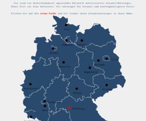 altautoannahmestelle.com: Dienstleistungsnetzwerk Altautoentsorgung
Dienstleistungsnetzwerk Autoentsorger und Ruecknahmestellen.