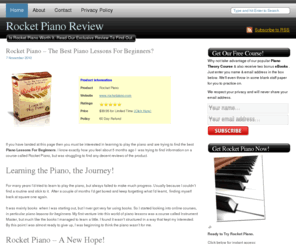 rocketpiano-review.org: Rocket Piano Review
Is Rocket Piano the best Piano Lessons for Beginners. Read our exclusive Rocket Piano review to find out the truth! **Free Piano Theory Course Inside**