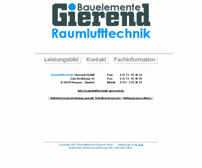 raumlufttechnik-gierend.de: Raumlufttechnik Gierend  -  Ihr kompetenter Partner
