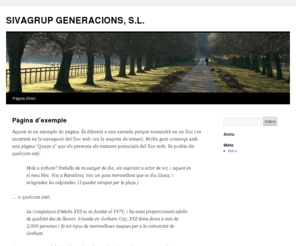 sivagrup.com: Sivagrup Generacions, S.L.
Sivagrup Generacions, S.L.