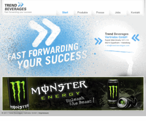 trendbeverages.com: Trend Beverages - fast forwarding your success - Start
Hier finden Sie Informationen zur Getränkedistributionsfirma Trend Beverages Vertriebs GmbH