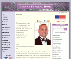 brennafuneralhome.org: Brenna Funeral Home : Trenton, New Jersey (NJ)
Brenna Funeral Home : The Original Since 1929