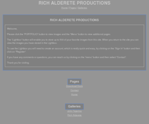 hotshotzproductions.com: RICH ALDERETE PRODUCTIONS
.