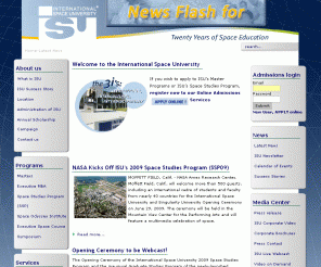 isunet.edu: Home-Latest News - ISU
International Space University