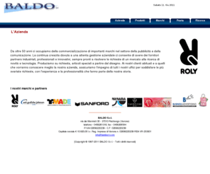 baldosrl.com: Baldo S.r.l. - distribuzione articoli cartotecnici, promozionali e regalo
 Baldo S.r.l. - distribuzione articoli cartotecnici, promozionali e regalo