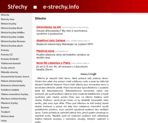 e-strechy.info: Střecha
Střecha