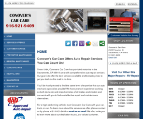 overstreetlubeandsmog.com: Conover's Car Care - expert auto repair - Sacramento, CA 95815
Conover's Car Care provides the best auto repair, brake service, tires, transmissions & oil changes in Sacramento, CA 95815