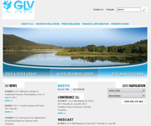 glv.com: GLV Inc. a leading global provider of technological solutions
GLV Inc. is a leading global provider of technological solutions used in water treatment, recycling and purification, as well as in pulp and paper production.