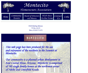 montecito-hoa.org: Montecito Homeowners Association Home Page
Montecito Homeowners Association Home Page