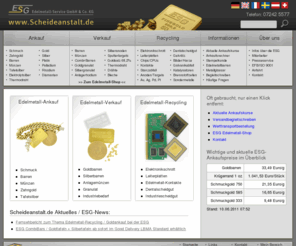 edelmetallscheiderei.com: ESG Edelmetallrecycling: Goldankauf, Silberankauf, Schmuckankauf
