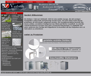 fahrrad-box.com: Herzlich Willkommen bei der Verbnik Metallbau GmbH
 Verbnik Metallbau GmbH, Rollatorbox, Rollstuhl, Garage