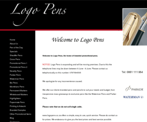 logopens.co.za: Logopens,Branded Pens,Promotional Pens,Printed Pens,Gift Pens
.logopens.co.za provides Promotional Pens, Printed pens, Branded pens,logo pens, Parker pens, Mont Blanc Pens and gift pens etc. in South Africa Johannesburg