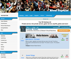 rivaltoplist.com: RivalTopList - Top 100 Private Server List
