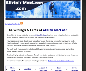 alistairmaclean.com: AlistairMaclean.com - The writings and films of Alistair Maclean - Home Page
The writings of Alistair Maclean.