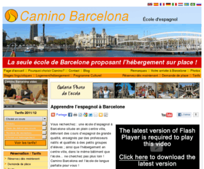 caminobarcelona.fr: Ecole despagnol à Barcelone. Cours despagnol à Barcelone
Apprenez lespagnol à Camino Barcelona, la SEULE école de Barcelone qui offre les hébergements dans le même bâtiment que les cours. Nous offrons des cours de qualité, de tous niveaux, en plein centre de Barcelone.