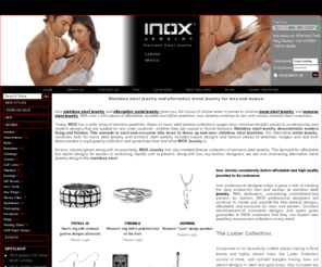 inoxvenezuela.com: INOX Jewelry Wholesale 
INOX Jewelry - wholesale stainless steel jewelry. Dedicated to be the top wholesaler for mens steel jewelry and womens steel jewelry. An incredible selection for retailers looking for jewelry that grab customer's attention and can yield high profits. Provides high quality, unique designs at incredible prices, fast order turnaround time, shipping, and other alternative metal jewelry.