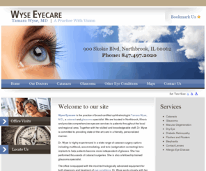 tamarawysemd.com: Ophthalmology | Wyse Eyecare
Wyse Eyecare is the practice of board-certified ophthalmologist Tamara Wyse, M.D., a cataract and glaucoma specialist.  