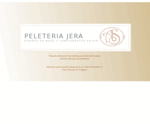 jera.es: PELETERIA JERA Diseños de moda y complementos en piel
